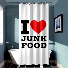 I Love Junk Food Shower Curtain 36  X 72  (stall)  by ilovewhateva