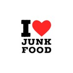 I love junk food Deluxe Canvas 14  x 11  (Stretched) 14  x 11  x 1.5  Stretched Canvas