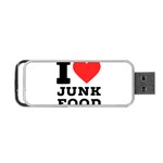 I love junk food Portable USB Flash (Two Sides) Front