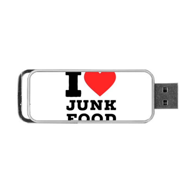 I love junk food Portable USB Flash (Two Sides)