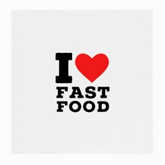 I Love Fast Food Medium Glasses Cloth by ilovewhateva