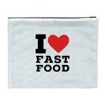 I love fast food Cosmetic Bag (XL) Back