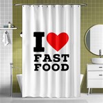 I love fast food Shower Curtain 48  x 72  (Small)  Curtain(48  X 72 )