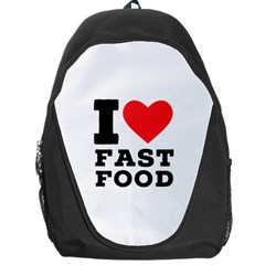 I Love Fast Food Backpack Bag by ilovewhateva