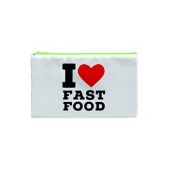 I Love Fast Food Cosmetic Bag (xs) by ilovewhateva