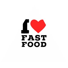 I Love Fast Food Wooden Puzzle Triangle by ilovewhateva