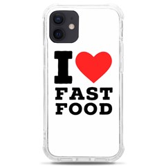 I Love Fast Food Iphone 12 Mini Tpu Uv Print Case	 by ilovewhateva