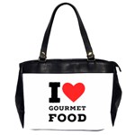 I love gourmet food Oversize Office Handbag (2 Sides) Front