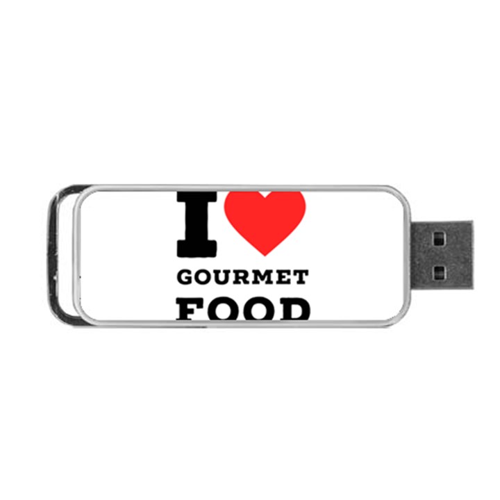 I love gourmet food Portable USB Flash (Two Sides)