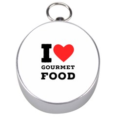 I Love Gourmet Food Silver Compasses by ilovewhateva