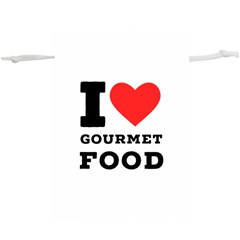 I Love Gourmet Food Lightweight Drawstring Pouch (xl) by ilovewhateva