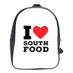 I Love South Food School Bag (large) by ilovewhateva