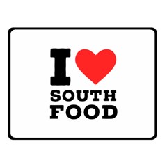 I Love South Food Fleece Blanket (small) by ilovewhateva