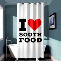 I Love South Food Shower Curtain 36  X 72  (stall)  by ilovewhateva