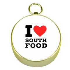 I Love South Food Gold Compasses by ilovewhateva