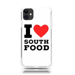 I Love South Food Iphone 11 Tpu Uv Print Case by ilovewhateva