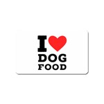 I love dog food Magnet (Name Card) Front