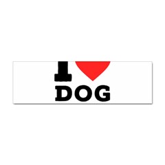 I Love Dog Food Sticker Bumper (100 Pack) by ilovewhateva