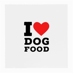 I Love Dog Food Medium Glasses Cloth by ilovewhateva