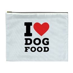 I Love Dog Food Cosmetic Bag (xl) by ilovewhateva