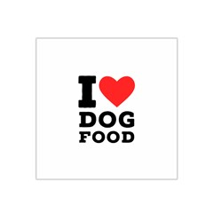 I Love Dog Food Satin Bandana Scarf 22  X 22  by ilovewhateva