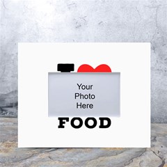 I Love Dog Food White Tabletop Photo Frame 4 x6  by ilovewhateva