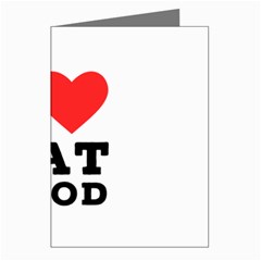 I Love Cat Food Greeting Cards (pkg Of 8) by ilovewhateva