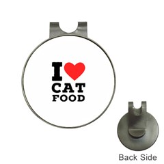 I Love Cat Food Hat Clips With Golf Markers by ilovewhateva