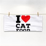 I love cat food Hand Towel Front