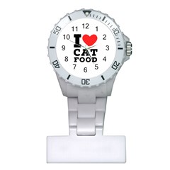 I Love Cat Food Plastic Nurses Watch by ilovewhateva