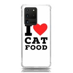 I love cat food Samsung Galaxy S20 Ultra 6.9 Inch TPU UV Case Front