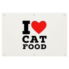 I Love Cat Food Banner And Sign 6  X 4 