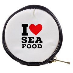 I Love Sea Food Mini Makeup Bag by ilovewhateva