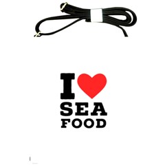 I Love Sea Food Shoulder Sling Bag by ilovewhateva