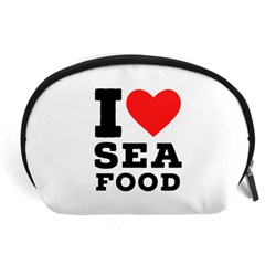 I Love Sea Food Accessory Pouch (large) by ilovewhateva