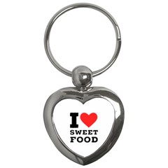 I Love Sweet Food Key Chain (heart)