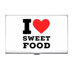 I Love Sweet Food Business Card Holder by ilovewhateva