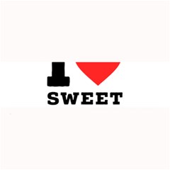 I Love Sweet Food Large Bar Mat by ilovewhateva