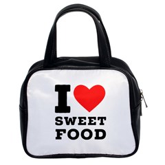 I Love Sweet Food Classic Handbag (two Sides) by ilovewhateva