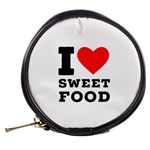 I love sweet food Mini Makeup Bag Back