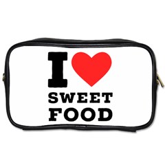 I Love Sweet Food Toiletries Bag (one Side) by ilovewhateva