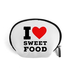 I Love Sweet Food Accessory Pouch (small) by ilovewhateva