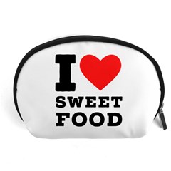 I Love Sweet Food Accessory Pouch (large) by ilovewhateva