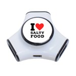 I love salty food 3-Port USB Hub Front