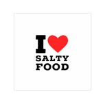 I love salty food Square Satin Scarf (30  x 30 ) Front