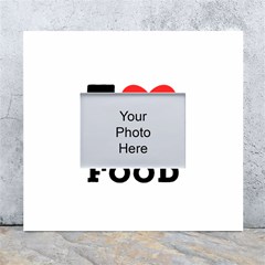 I Love Salty Food White Wall Photo Frame 5  X 7  by ilovewhateva