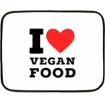 I love vegan food  Fleece Blanket (Mini) 35 x27  Blanket