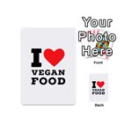 I love vegan food  Playing Cards 54 Designs (Mini) Back