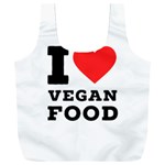 I love vegan food  Full Print Recycle Bag (XXL) Front