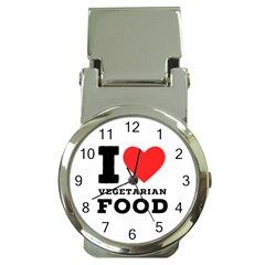 I Love Vegetarian Food Money Clip Watches by ilovewhateva